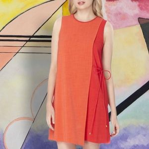 Tahari ASL Shift Dress, Orange & Poppy